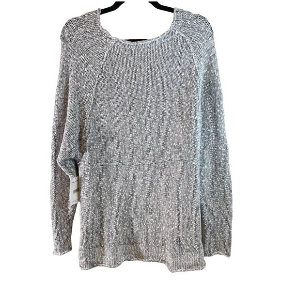 NWT Free People Women's Bright Lights Oversize Sweater Obsidian Glass Size XS - Picture 3 of 10